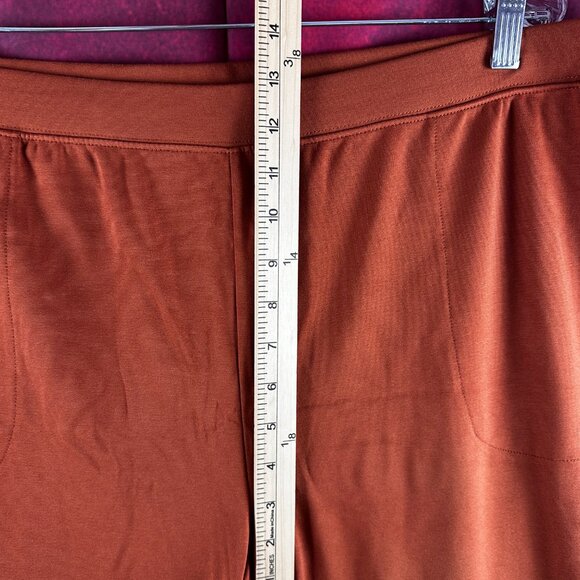 DENIM & CO ATHLETA HIGH RISE ANKLE PANTS, STRETCH, 2 SLASH POCKET, OVERSIZE 1XP - Picture 6 of 8